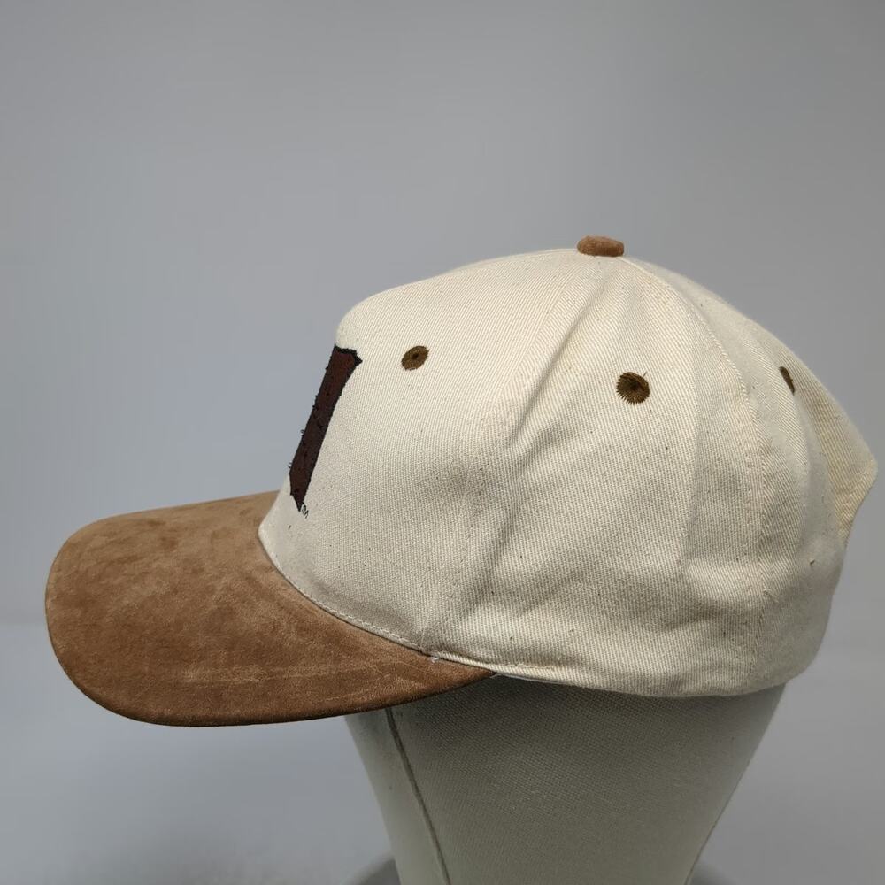 KC Baseball Cap Beige One Size Faux Suede Brim Will Golf 4 Food Novelty Hat - Picture 3 of 9